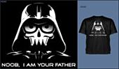 J!nx - Darth J!nx, Noob I am Your Father T-Shirt